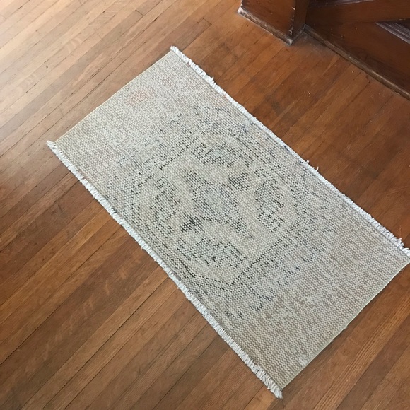 Vintage Other - vintage turkish wool rug euc